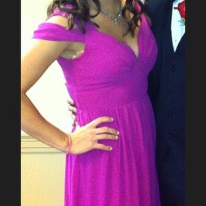 lulus magenta formal maxi dress